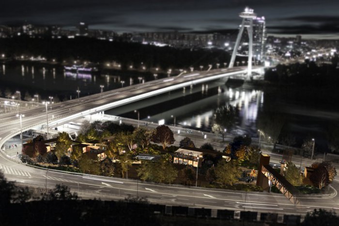 Ilustračný obrázok k článku Ako by mohla vyzerať nová kreatívna štvrť Bratislavy? Pozrite si vizualizáciu projektu The Most