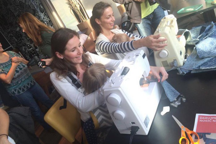 Ilustračný obrázok k článku VIDEO: Šijacia literárna kaviareň pod Mostom SNP priniesla do Bratislavy nový typ podujatia