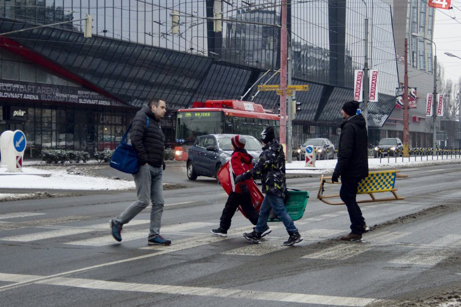 Ilustračný obrázok k článku OBRAZOM: Januárový sneh v Bratislave