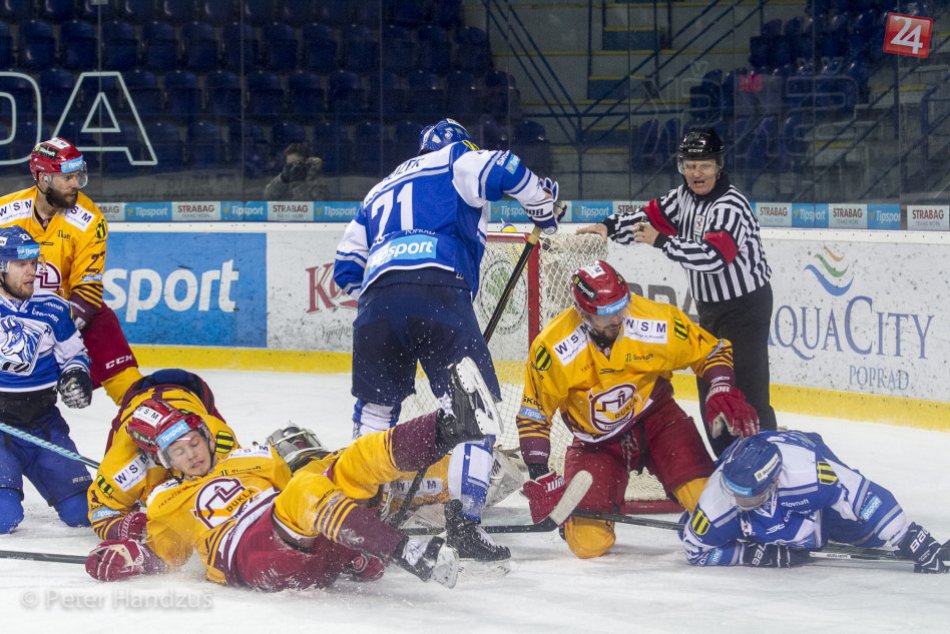 Ilustračný obrázok k článku Súboj o piate miesto Tipsport ligy: Popradu nepomohla ani záverečná trojminútová powerplay