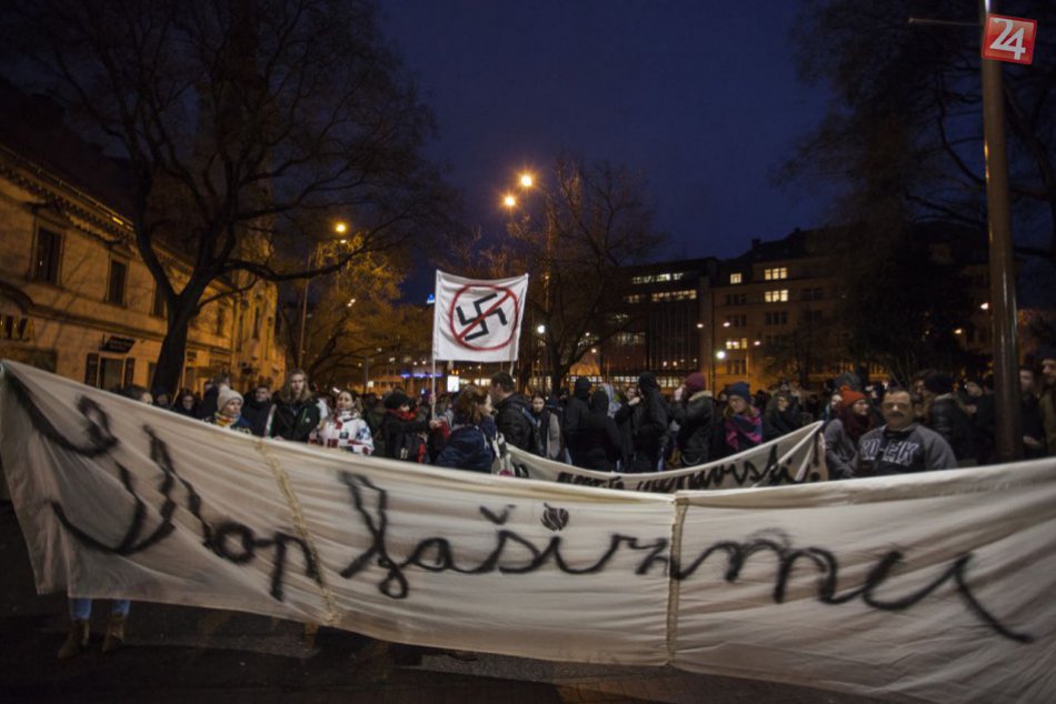 Ilustračný obrázok k článku Organizátori antifašistického pochodu vyzvali na rozpustenie Kotlebovej strany