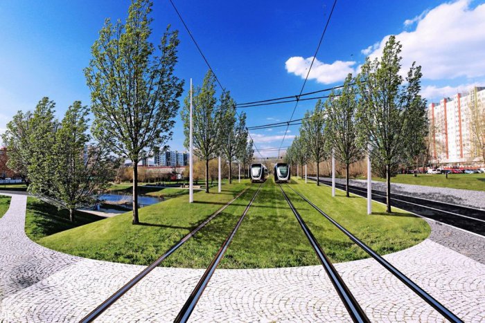 Ilustračný obrázok k článku Mesto predstavilo verejnosti električkovú trať budúcnosti od Bosákovej až po Janíkov dvor