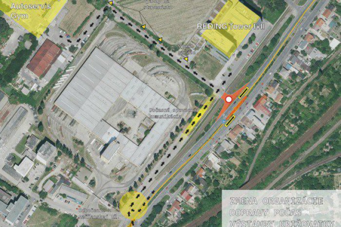 Ilustračný obrázok k článku Na Račianskej pribudne svetelná križovatka. Za 1,2 milióna eur