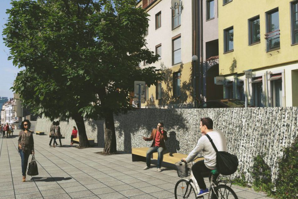 Ilustračný obrázok k článku Staré Mesto chce zrevitalizovať Židovskú ulicu. Má tu vzniknúť pešia zóna