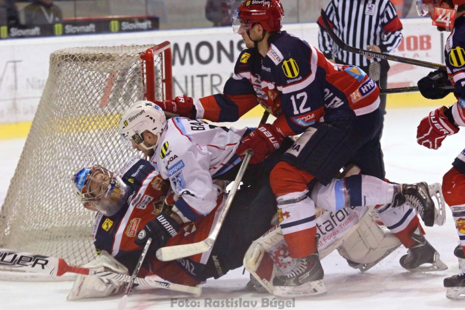 Ilustračný obrázok k článku Hokejisti Nitry sa ujali vedenia v sérii: V treťom zápase porazili Zvolen o tri góly