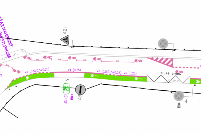 Ilustračný obrázok k článku Menej áut, viac cyklistov aj väčší komfort pre chodcov. Tak má po novom vyzerať Banskobystrická ulica