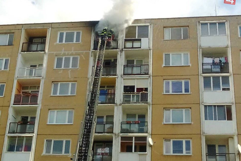 Ilustračný obrázok k článku Byt na Čínskej v plameňoch: FOTO a VIDEO priamo z miesta!