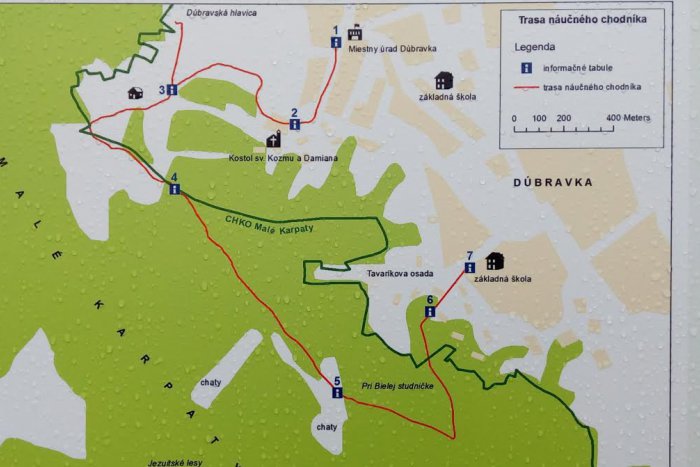 Ilustračný obrázok k článku Náučný chodník v Dúbravke je obnovený