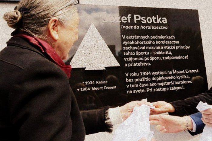 Ilustračný obrázok k článku Pocta slávnemu košickému horolezcovi: Na Juhu odhalili pamätnú tabuľu Jozefa Psotku