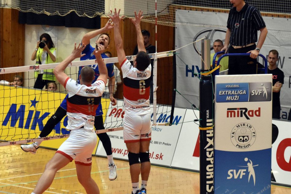 Ilustračný obrázok k článku Obhajoba nevyšla: Volejbalisti Prešova doma s Nitrou pred 1000 divákmi prehrali a skončili druhí
