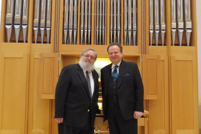 Ilustračný obrázok k článku Nitra hostila významných slovenských umelcov: Ján Vladimír Michalko a Juraj Bartoš boli súčasťou festivali Ars Organi