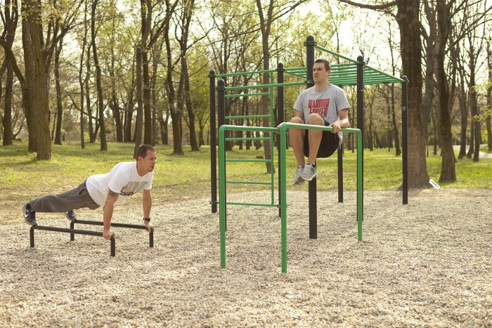 Ilustračný obrázok k článku ROZHOVOR: Počas prechádzky v prírode si môžete na ihriskách zacvičiť s vlastnou váhou