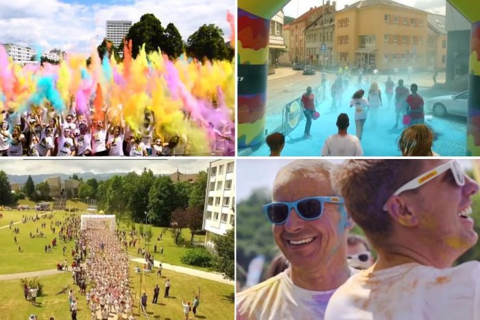 Ilustračný obrázok k článku Pestré šialenstvo v uliciach Bystrice. Oficiálne VIDEO z najfarebnejšieho behu