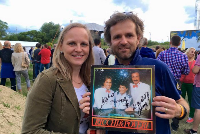 Ilustračný obrázok k článku Rozruch na koncerte: Popradčan prekvapil Ricchi e Poveri starou platňou