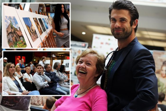 Ilustračný obrázok k článku FOTO: Hneď na otvorení priložili ruku k dielu. Na FUBABY Dobrík aj gitarista Bílek