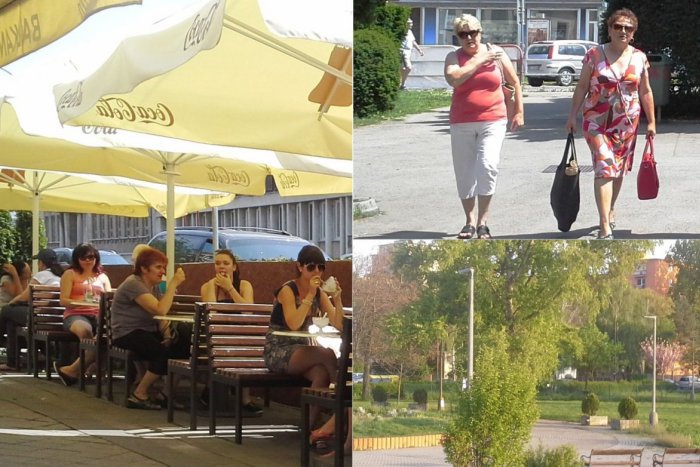 Ilustračný obrázok k článku FOTOGALÉRIA: Horúčavy zasiahli hlohovské námestie v plnej sile