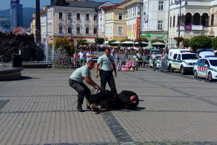 Ilustračný obrázok k článku FOTO: Centrum Bystrice obsadili policajti. Zásah sledovali aj malé deti