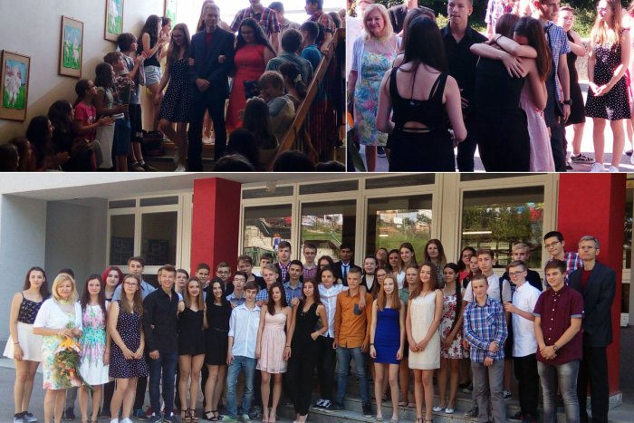 Ilustračný obrázok k článku FOTO: Rozlúčka deviatakov na bystrickej základke. Zábery radosti aj dojatia