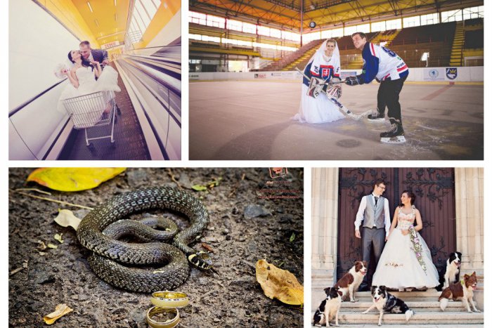 Ilustračný obrázok k článku Dôkaz, čoho všetkého sú schopní snúbenci z Michaloviec a okolia: Bláznivé svadobné fotky, ktoré stoja za to