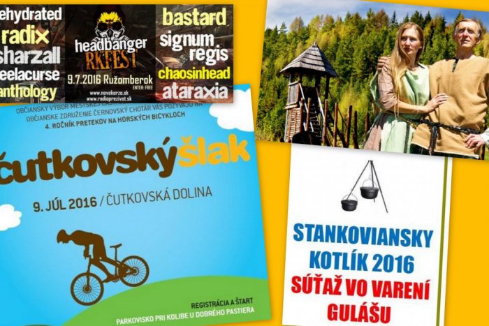 Ilustračný obrázok k článku TIPY na VÍKEND: Všetky akcie a podujatia, ktoré môžete zažiť v Ružomberku a okolí ako na dlani