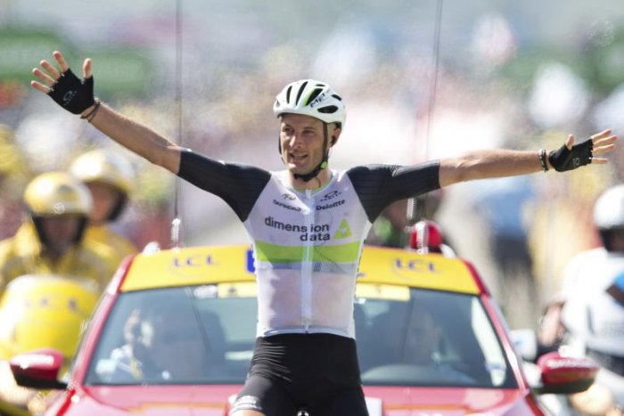 Ilustračný obrázok k článku Sedmička Saganovi šťastie nepriniesla. Britský cyklista Stephen Cummings bol najrýchlejší