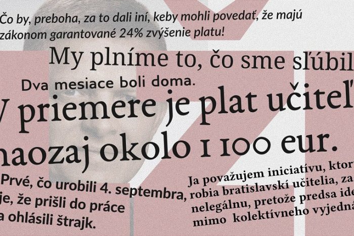 Ilustračný obrázok k článku HLASUJTE: Mali by učitelia štrajkovať a sú ich požiadavky oprávnené?