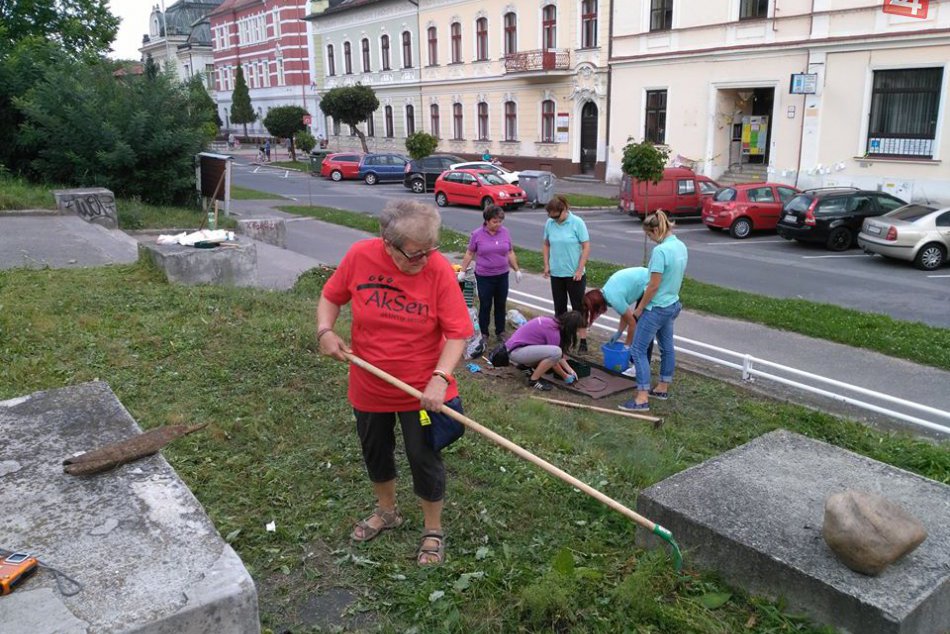 Ilustračný obrázok k článku FOTO: Netradičný piknik v Bystrici. Desiatky dobrovoľníkov v akcii pred bývalým kinom