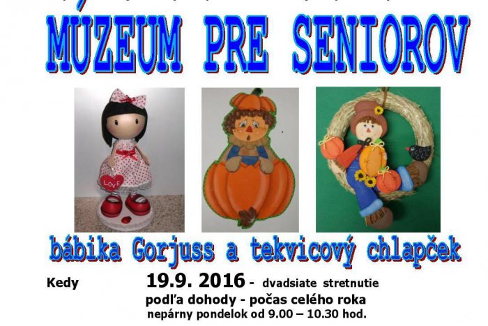 Ilustračný obrázok k článku Múzeum pre seniorov: Bábika a tekvicový chlapček