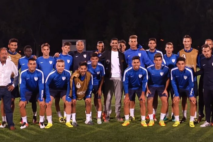 Ilustračný obrázok k článku VIDEO: Španielski futbalisti Málaga CF otestovali trávnik FC Nitra