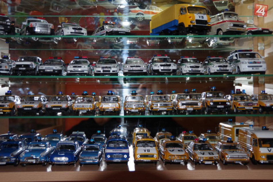 Ilustračný obrázok k článku FOTO: Obdivuhodná zbierka mladého Brezňana. Jarovi učarovali policajné autá