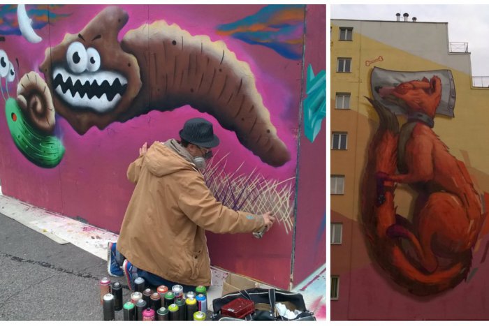 Ilustračný obrázok k článku OBRAZOM: Kamenné námestie má konečne "šmrnc". Vybláznili sa na ňom umelci z ulice