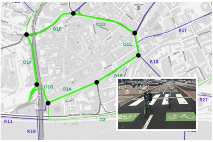 Ilustračný obrázok k článku Cyklisti budú prechádzať centrom bezpečnejšie. Historický okruh plánujú označiť