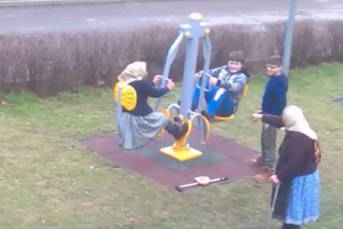 Ilustračný obrázok k článku VIDEO: Čiperné babky z východu to rozbalili na fitnes ihrisku!