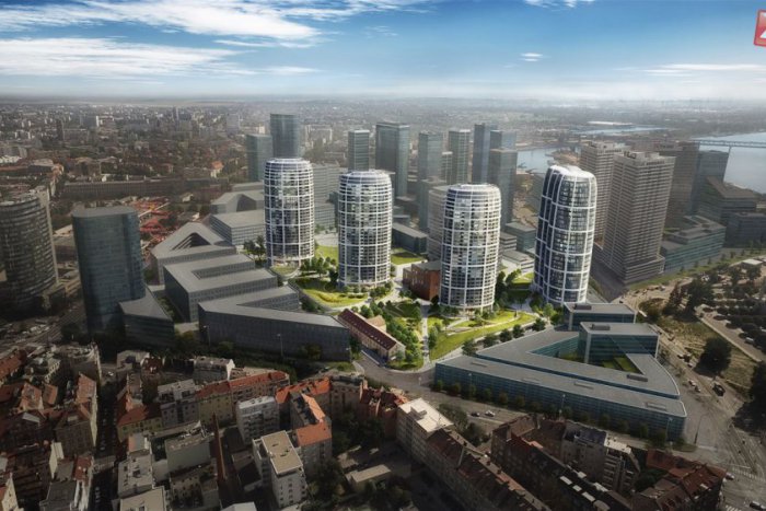 Ilustračný obrázok k článku Odštartovala výstavba projektu Sky Park. Ponúkne viac ako 700 bytov