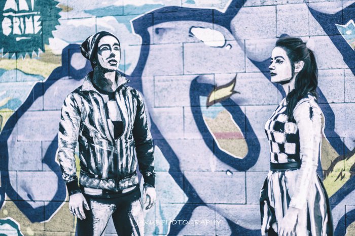 Ilustračný obrázok k článku Ľudia neverili vlastným očiam: V Prešove sa pohybovali živé graffiti! VIDEO