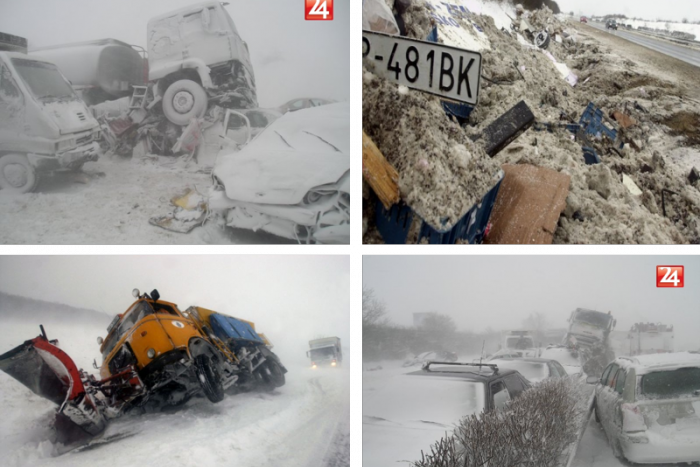 Ilustračný obrázok k článku FOTO: Tragický záver roka pripravil o život ľudí na diaľnici D1 pri nehode 60 áut