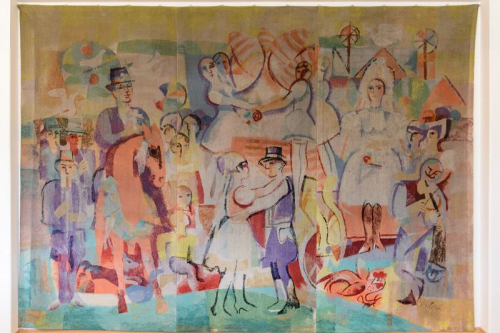 Ilustračný obrázok k článku Úchvatné diela zvolenskej rodáčky. 14 gobelínov s folklórnymi motívmi