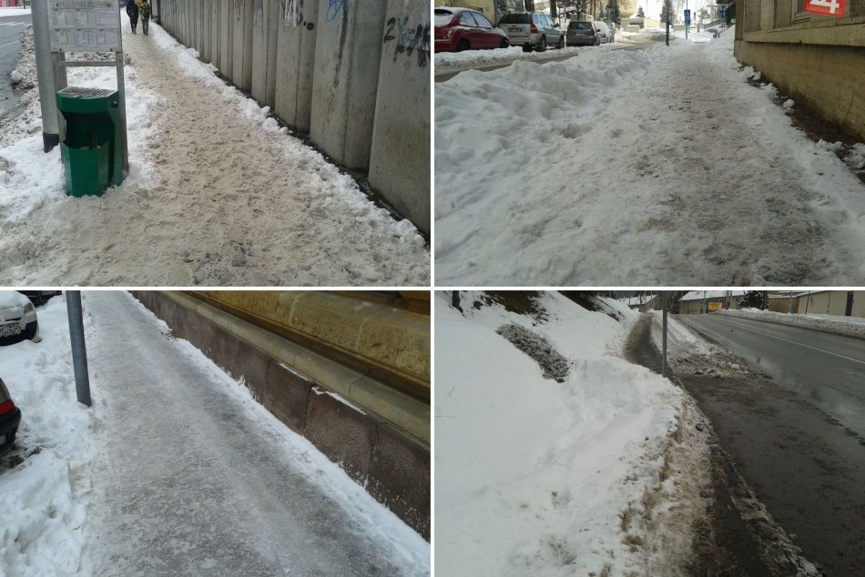 Ilustračný obrázok k článku FOTO: Bystrické chodníky sú výzvou pre ľudí. Problém pre kočíky aj vozičkárov