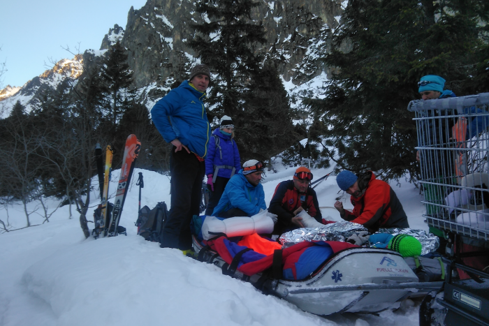 Ilustračný obrázok k článku Zranená skialpinistka (23) pod Veľkým hangom: Pomáhali dve skupiny záchranárov