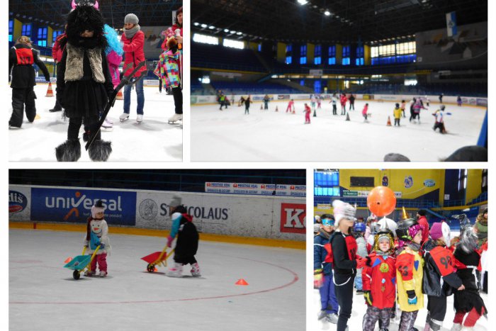 Ilustračný obrázok k článku OBRAZOM: Zimný štadión v Spišskej Novej Vsi zaplnili masky od výmyslu sveta