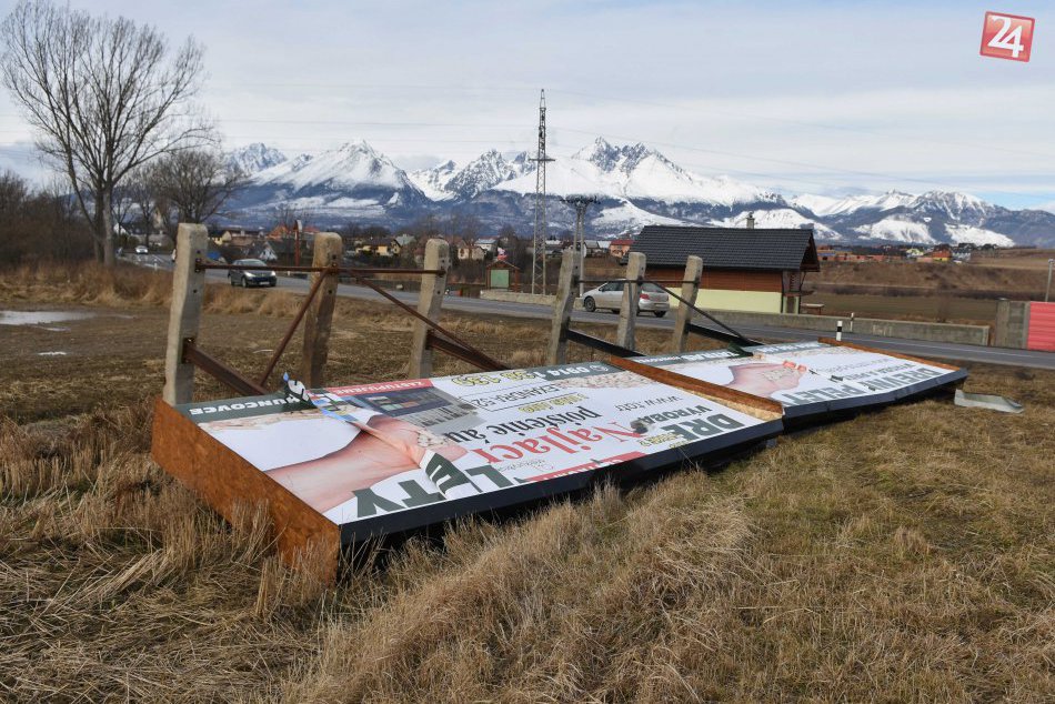 Ilustračný obrázok k článku Pod Tatrami sa čerti ženili: V Ždiari popadané stromy, v Huncovciach bilboardy