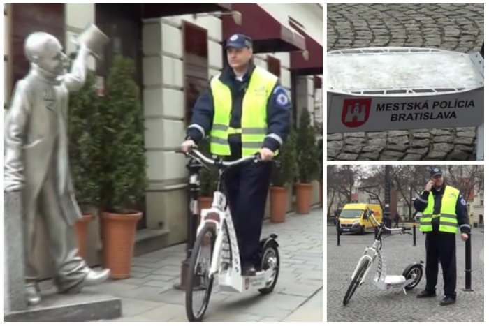 Ilustračný obrázok k článku Mestskí policajti budú po uliciach jazdiť na kolobežkách