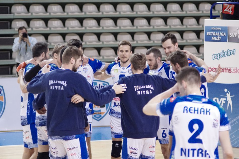 Ilustračný obrázok k článku Volejbalisti Nitry sú vo finále: Majú možnosť obhájiť majstrovský titul, FOTO