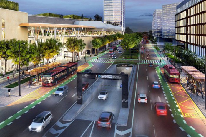 Ilustračný obrázok k článku Plánovanú lanovku nad Dunajom chce developer prepojiť so železnicou