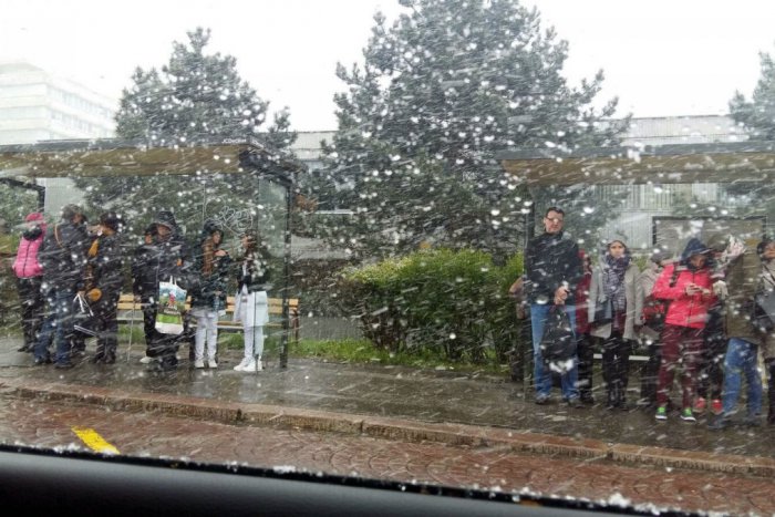 Ilustračný obrázok k článku VIDEO: Jar v polovici apríla prekvapila: V Bratislave sneží!