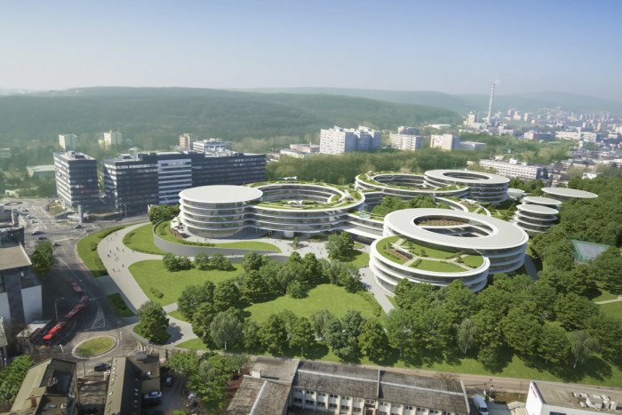 Ilustračný obrázok k článku Areál nemocnice na Patrónke získal Eset. Malo by tam vyrásť jeho nové sídlo