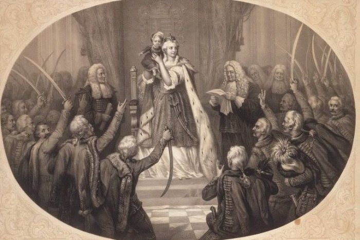 Ilustračný obrázok k článku Album reprodukcií vzácnych grafických diel je poctou Márii Terézii