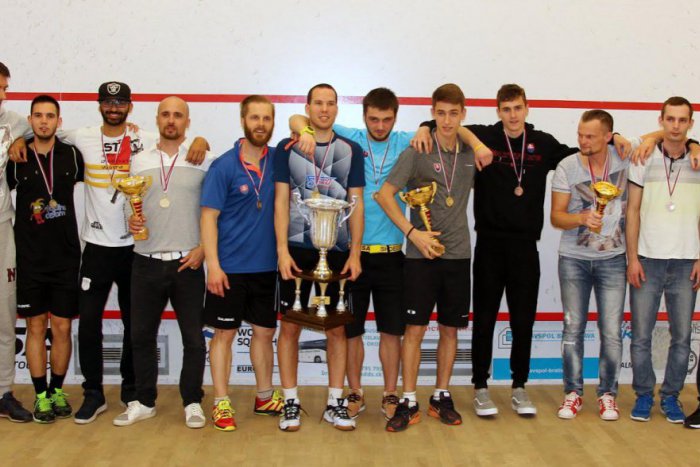 Ilustračný obrázok k článku Titul Majstra Slovenska v squashi po tretí krát získalo družstvo IMET A Bratislava