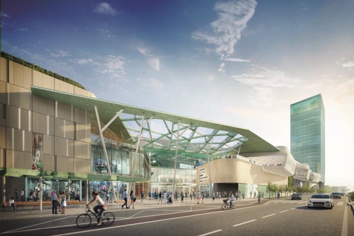 Ilustračný obrázok k článku Začína sa výstavba projektu Stanica Nivy. Ako prvá sa stavia kancelárska budova Nivy Tower