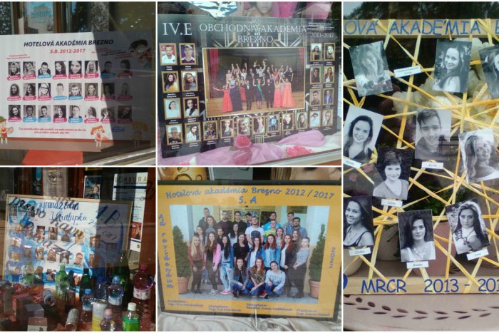 Ilustračný obrázok k článku FOTO: Breznianske výklady zaplnili tablá maturantov. Ktoré je podľa vás NAJ?